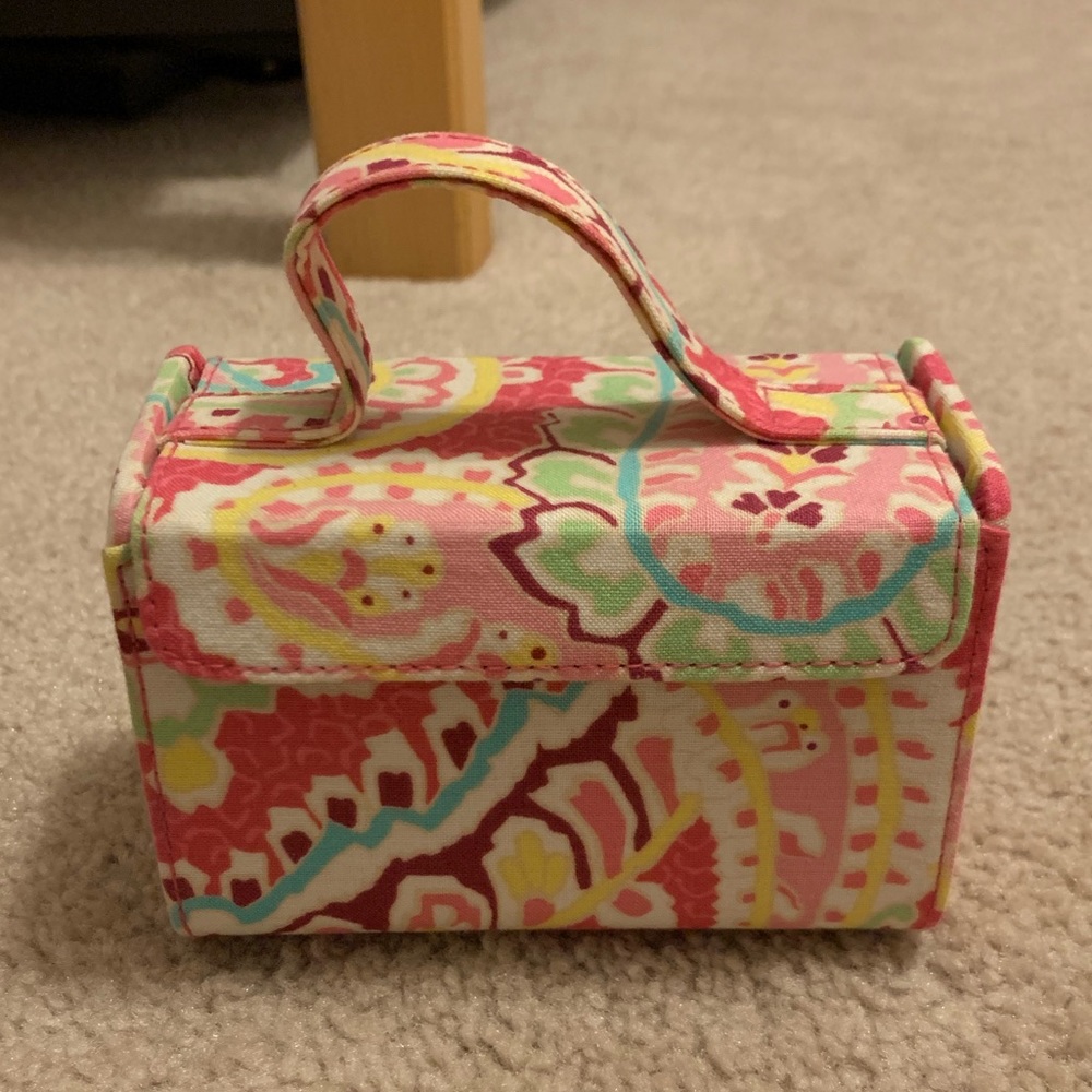 Vera Bradley hard travel jewelry case